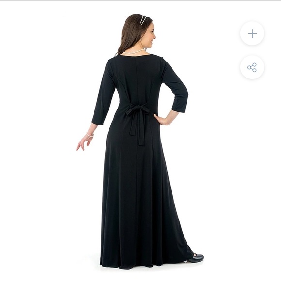 School Concert Dress - Catherine Cowl Neck 3/4 Sleeve Sz 24 - Picture 2 of 7